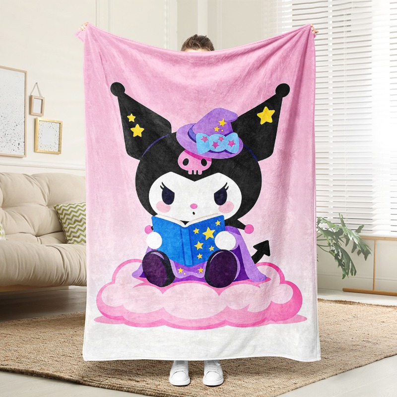 Christmas Throw Blanket - Sanrio Dekbed Kuromi Heks Magische Dekbed