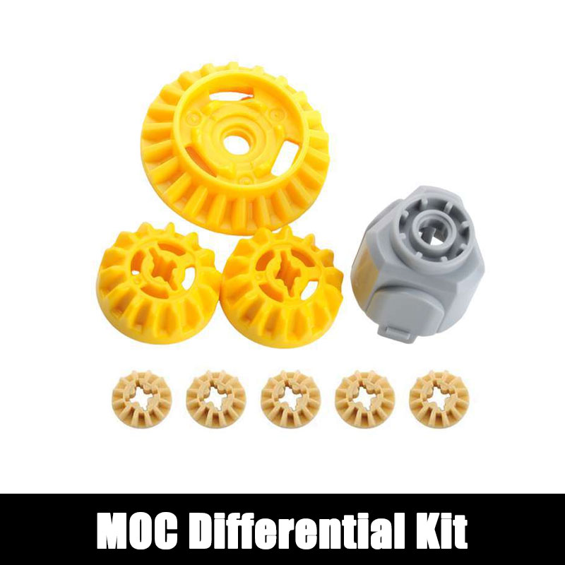Lego Set Technic - 65414 69761 69762 6589 MOC Differentieel