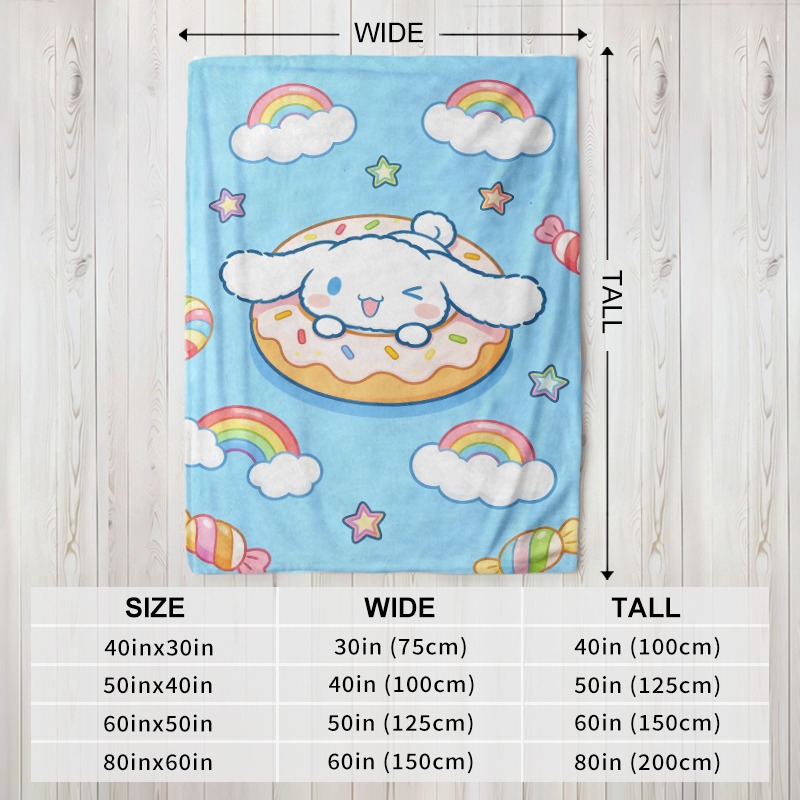 Sanrio Dekentje Schattig Cinna - Christmas Throw Blanket recensie en prijs