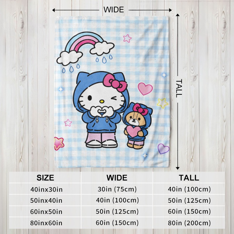 Sanrio Dekbed Hello Kitty Beer - Christmas Throw Blanket recensie en prijs