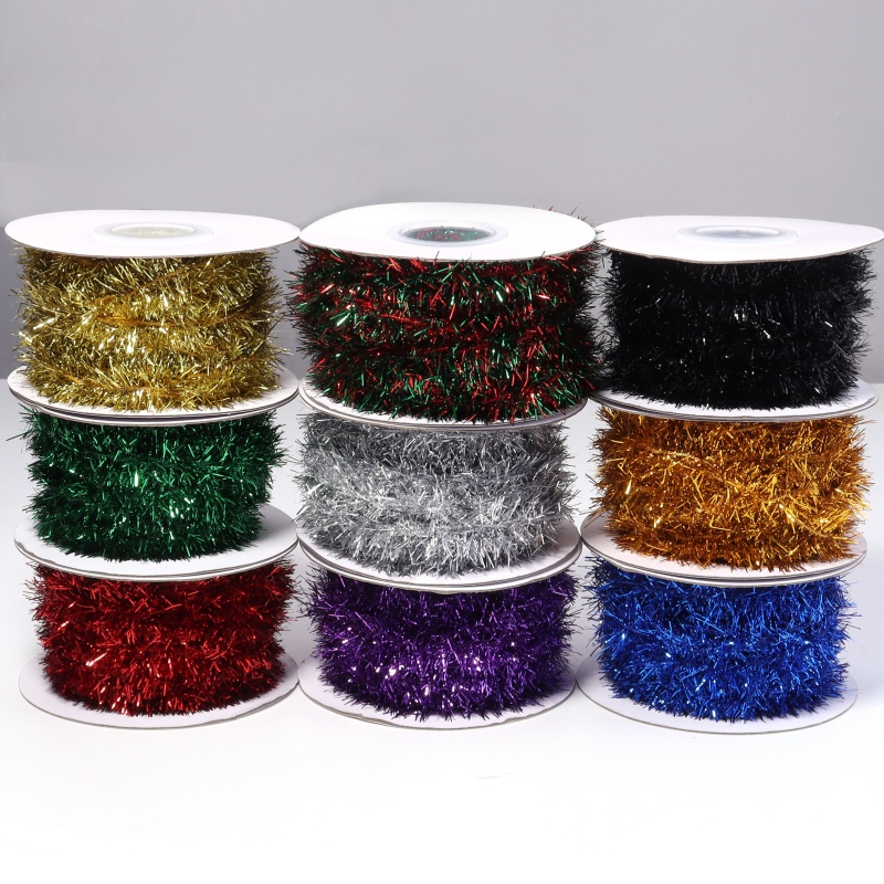 10Yards Kerst Klatergoud Lint  - Tinsel Garland Decoration recensie en prijs