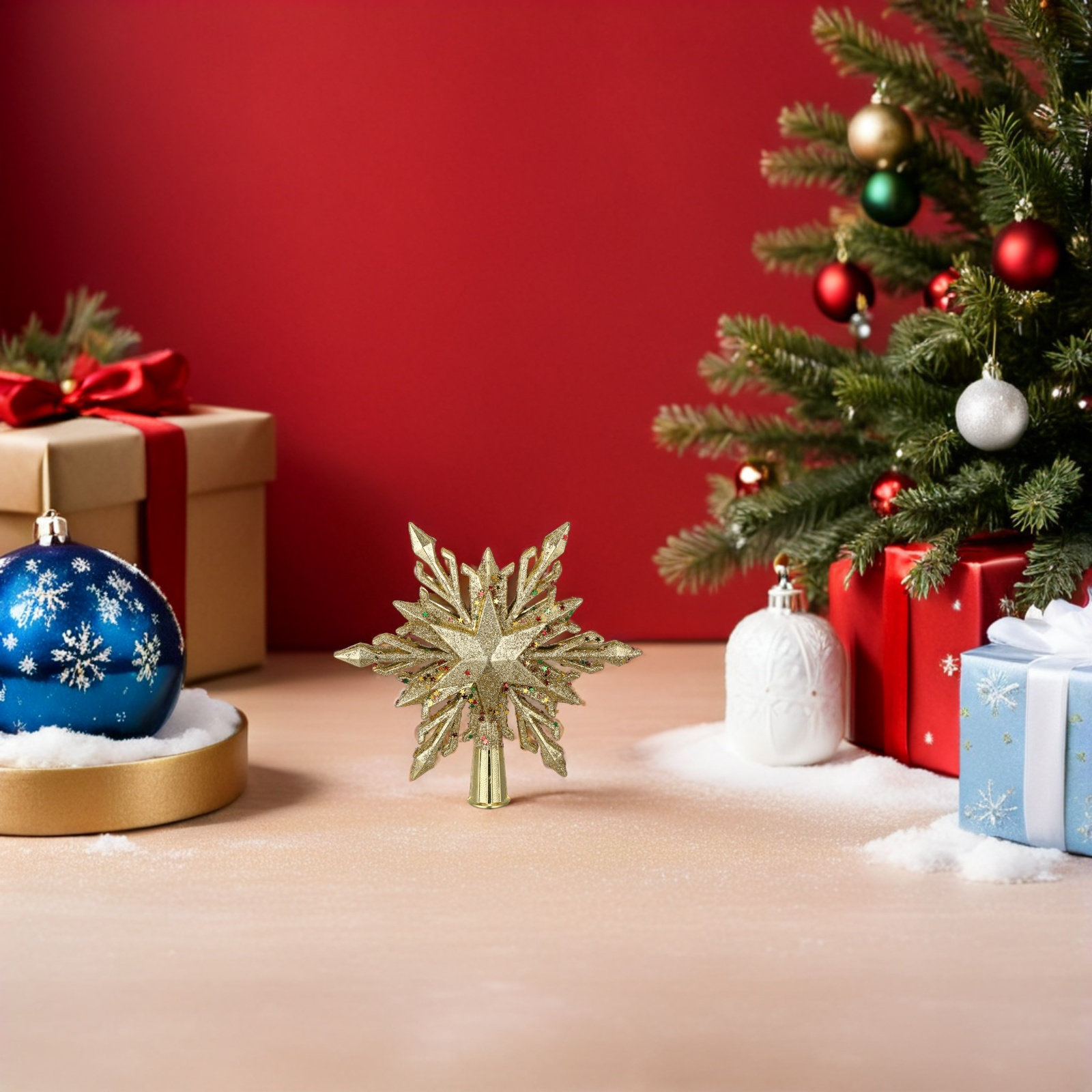 7 Sneeuwvlok Kerstboomtopper G - Star Tree Topper recensie en prijs