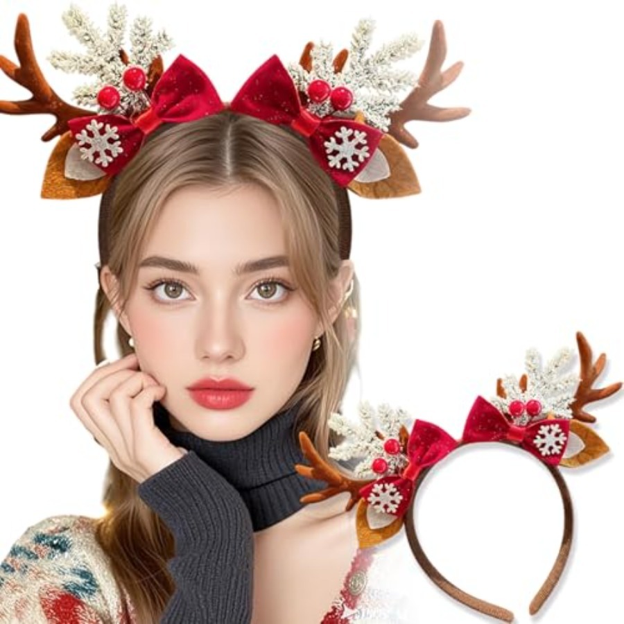 Leuke Kerst Haarband voor Vrou - Reindeer Antlers Headband recensie en prijs