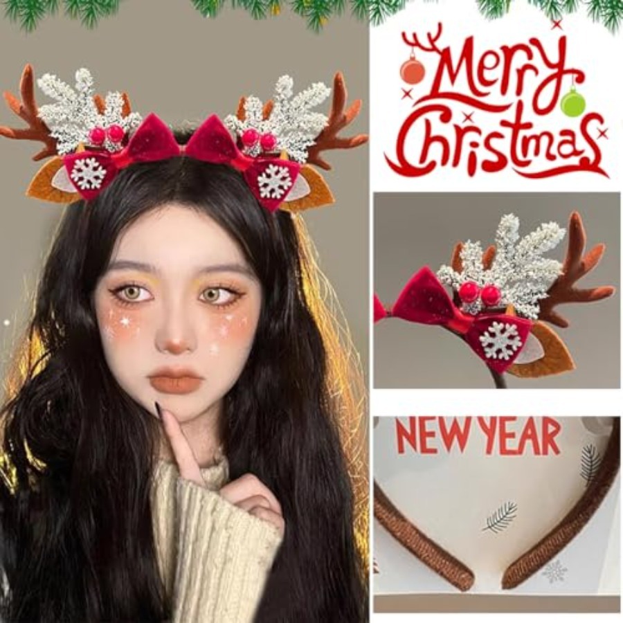 Leuke Kerst Haarband voor Vrou - Reindeer Antlers Headband recensie en prijs