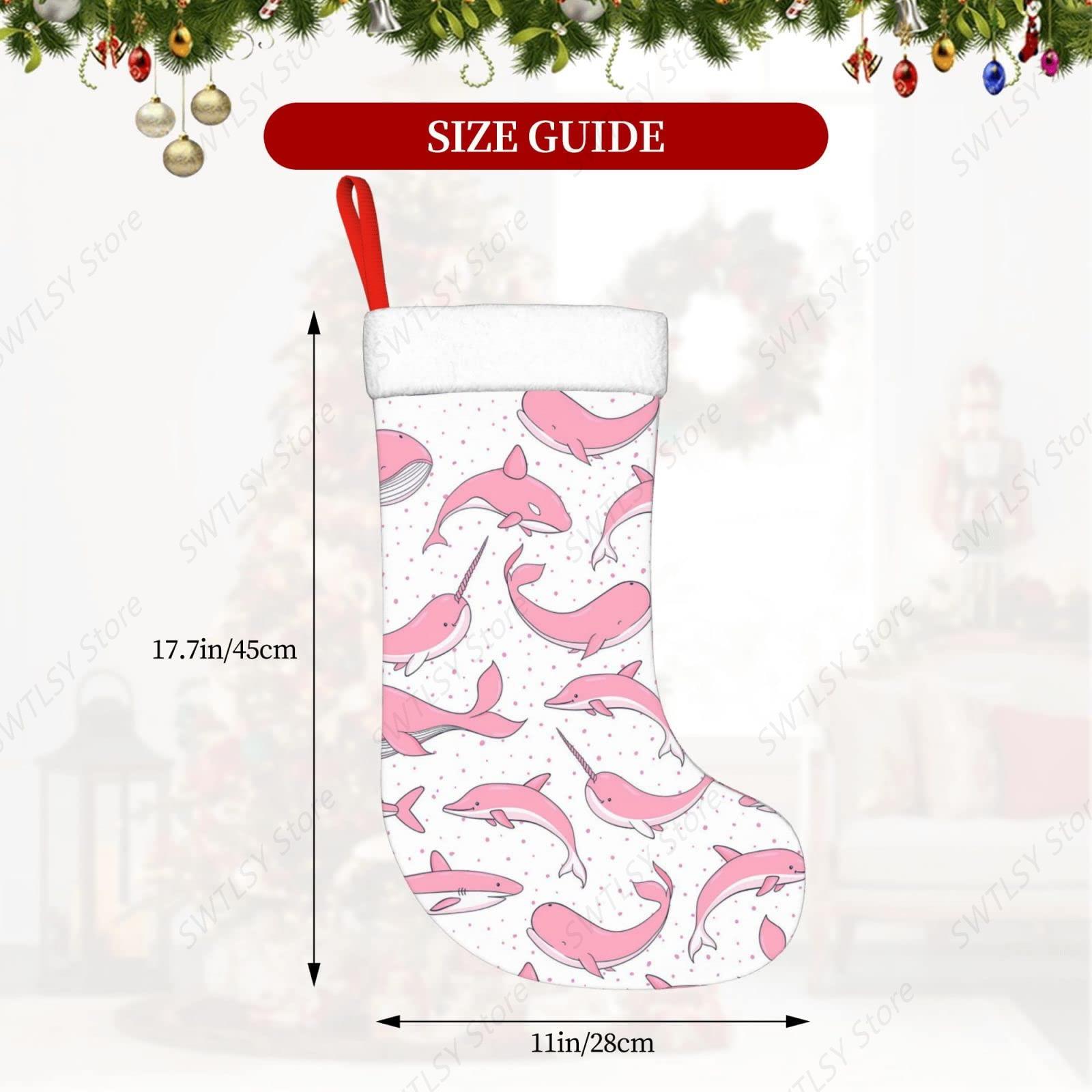 Kerst Roze Walvissen Kerstvaka - Christmas Stocking Hanging recensie en prijs