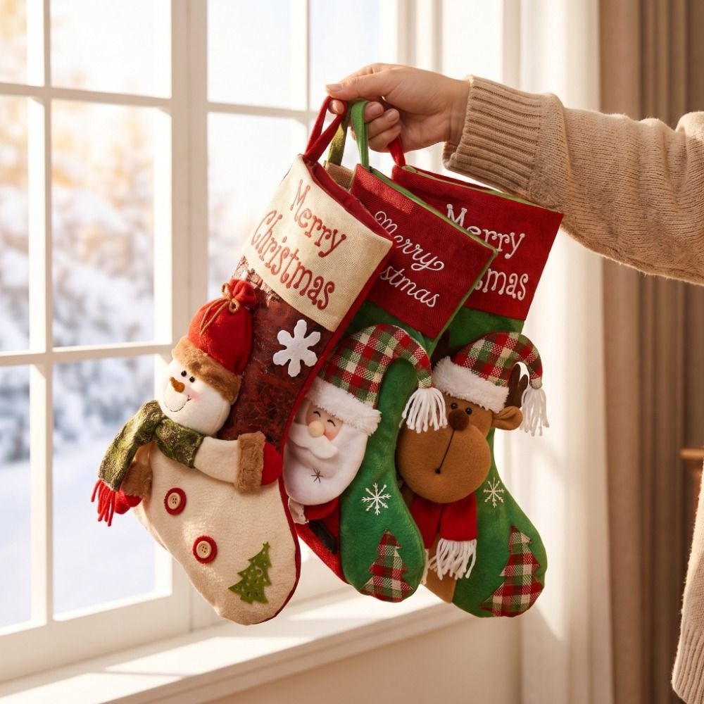 Kerstsokken met grote capacite - Christmas Stocking Hanging recensie en prijs
