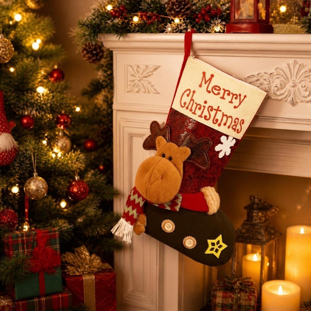Kerstsokken met grote capacite - Christmas Stocking Hanging recensie en prijs